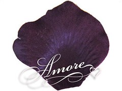1000 Wedding Silk Rose Petals Lapis Deep-Purple, Petals & Garlands, Rose Petals