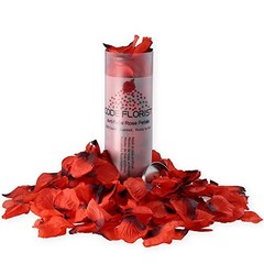 1500 PCS Dark-Red Silk Rose Petals for Separated 1500 pcs Red-black