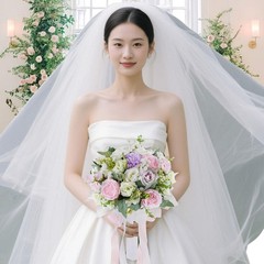 Wedding Bouquets Artificial Flowers Handmade Elegant Photo Props Bridal Holding