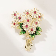 Elegant Pearl Flower Designer Brooch Pins Broches Costume Jewelry For Women F…