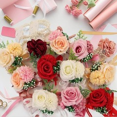 Customizable Pearl Wrist Corsage Bracelets – Perfect for Weddings & Graduations