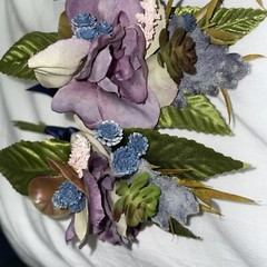 Wedding /Special Occasion Corsages Blue Purple Earth Tones 1 Large 7 Small