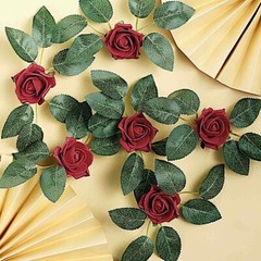 24 RED 2″ Mini FOAM ROSE Flowers Stems Wedding Events Decorations Supplies