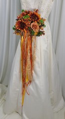 Boho and Berries Autumn Faux Silk Wedding Bouquet
