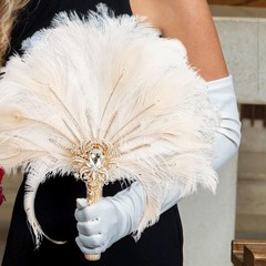 Unique Alternative Bridal Bouquet – Feather Fan Bouquet