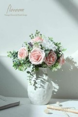 50/25pcs Artificial Flowers Real Looking Foam Roses Decoration DIY for Wedding