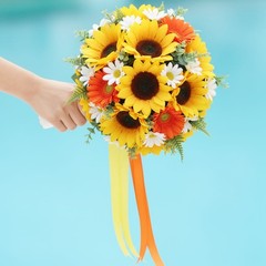 Floral Bouquet Holder with Wet Foam, Wedding Flower Holder, Bridal Bouquet Base,
