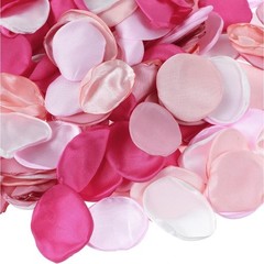 Artificial Silk Rose Petals Bulk 200 Pieces Pink Fake Flower Petals for Wedding