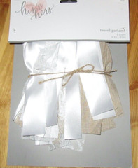 His & Hers 1-6ft Tassel Garland Bridal AccessoriesLace/Textile White/Beige NIP