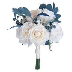 Champagne Rose Bouquets for Bride Bridesmaid Holding Flowers