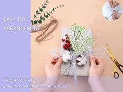 Artificial Baby’s Breath Flowers, 8 Pcs White Babies Breath Flowers Artificial