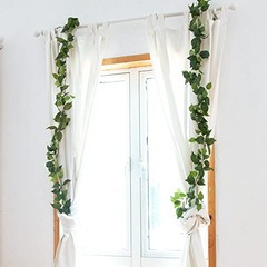 3Pcs Artificial Greenery Ivy Vines Kit, 6FT Odorless Silk Ivy Garland, Green2