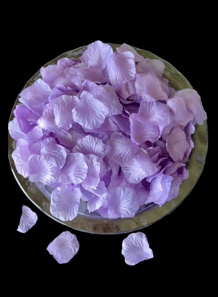 LAVENDER SILK 500+ ROSE PETALS ONLY FLOWER DECORATION WEDDING ENGAGEMENT PARTY