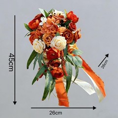 Bouquet Decorative Photo Props Romantic Floral Handheld Lifelike Supplies for