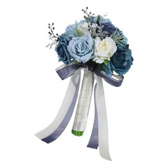 Elegant Artificial Rose Flower Wedding Bouquet Bride Bridesmaid Handheld Flower