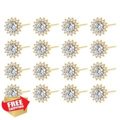16Pcs Diamond Pins Bouquet Corsage Wedding DIY