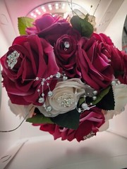 Pink & Ivory Luxury Bouquets for Quincenera & Wedding