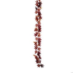 BURGUNDY 70″ ARTIFICIAL Fall MAPLE LEAF GARLAND Faux Autumn Leaves Party Events