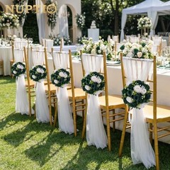 Green Flower Ball Centerpieces: 2 Pcs Forest Green & Hunter Green & Ivory