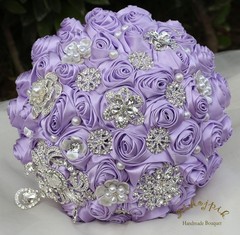 Rose Flower Bunch for Bride – Light Purple Bouquet
