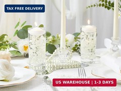 YATOJUZI 30 PCS Artificial Pearl String Beige Vase Filler Floating Pearls for Va