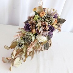 Wedding Bouquet for Bride Fake Flowers Silk Flower Artificial Flowers for