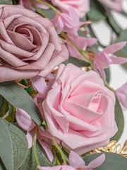 Wedding Arch Flowers, Artificial Flowers for Decoration, 2pcs Flower Swag and…