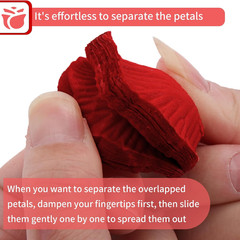 1000 Pcs Artificial Fake Rose Petals,Flower Petals for Romantic Night, Engagemen