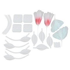 Artificial Giant Flowers+butterflys Stands Decoration For Wedding Birthday Party