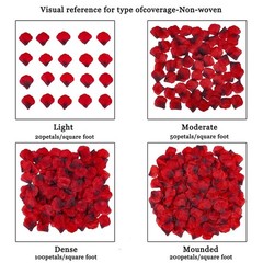 3000 Pcs Red Silk Rose Petals – Scented Realistic Artificial Flower Decor for We