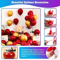 50PCS Love Balloons and Heart Balloons Kit&2000 PCS Silk Rose Petals 42Inch I