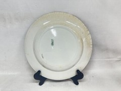 Antique 1923-1927 Robert Burns Portrait Plate Royal Doulton Blue/White 10-7/16″