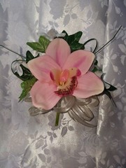 Wedding cymbidium orchid & stephanotis mother’s day prom corsage