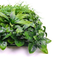 4 Green Artificial Boxwood Foliage UV Protected WALL PANELS Party Event Supplies