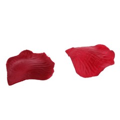 300pcs Fabric Rose Petals Flower Favors for Wedding Party Decoration Red A2K5