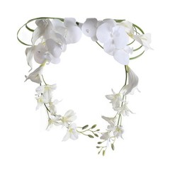 Realistic White Silk Artificial Flower Bridal Bouquet Elegant Handheld Flower