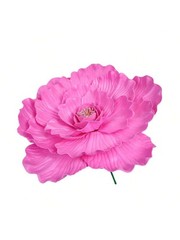 40cm Hot Pink Giant Artificial Peony Flower For Wedding Backdrop Decor