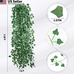 Alotiki 18 Pack 126 Feet Vines,Ivy,Ivy Garland,Fake Ivy,Fake 18, Green
