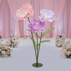 Large Flowers Artificial Flower Decoration – Wedding Giant Flowers Elegant Decor
