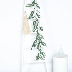 2 Light Green 12 ft long Honey Locust Artificial Foliage Botanical Garlands Sale