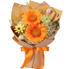Forever Flowers for Delivery – Preserved Sunflowers Bouquet, Real Orange