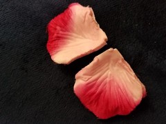 Wedding hot pink pale pink ombre rose flower girl petals craft 1500 pieces