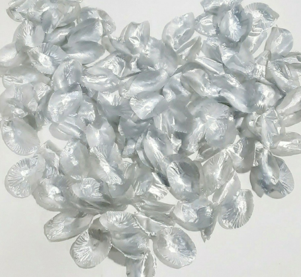 Silver Silk Rose Petals Wedding Birthday Party Flower Decor In/Outdoor Confetti