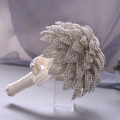 Luxurious Rhinestone Bouquet in Hand Wedding Bride Bouquet Hand Wedding Bouquet