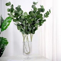 2 Green 40-Inch ARTIFICIAL EUCALYPTUS LEAVES Sprays Stems Wedding Party Supplies