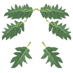Small Chrysanthemum Fake Leaves 50 Pcs Artificial Plants Greenery Decorations