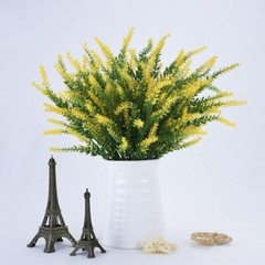 4pcs Artificial Lavender Plants Fake Flower Decorate Wedding Party Autumn Vibes