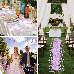 1000 Pcs Rose Petals Artificial Silk Flower Petals Romantic Decorations for Wedd
