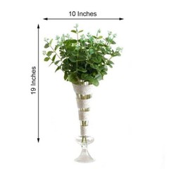 Eucalyptus Greenery 2 bushes Light Green Branches Artificial Wedding Party Home