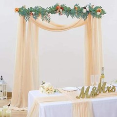 1pcs 6M Chiffon Fabric Drapes for Wedding Arch Ceremony Reception Decorations Sh